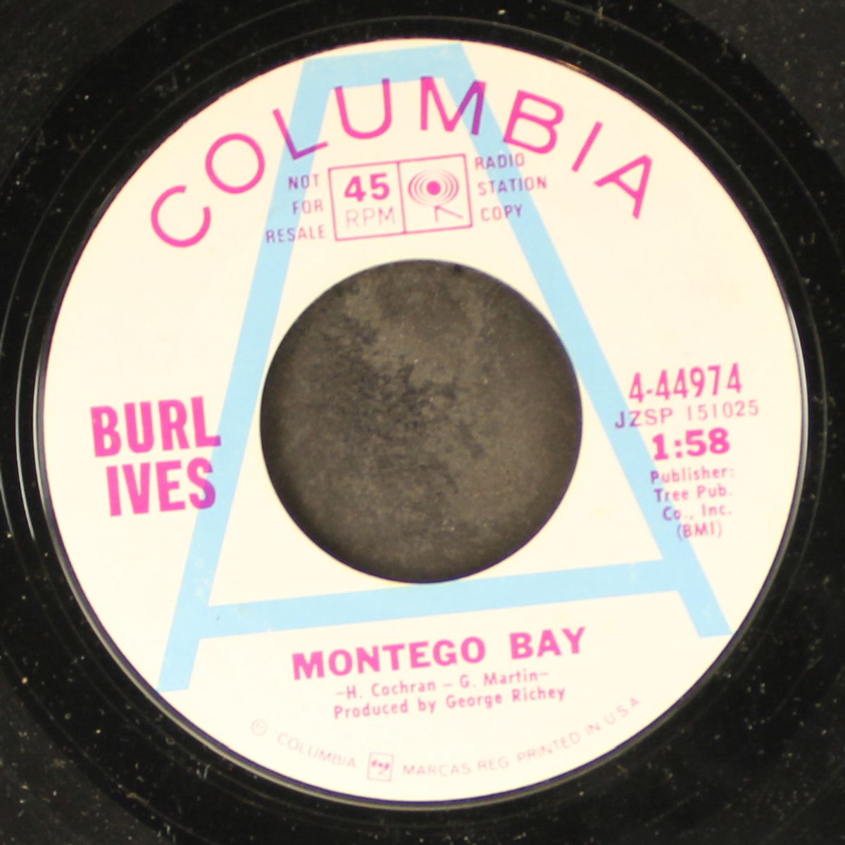 montego bay / tessie's bar mystery by BURL IVES