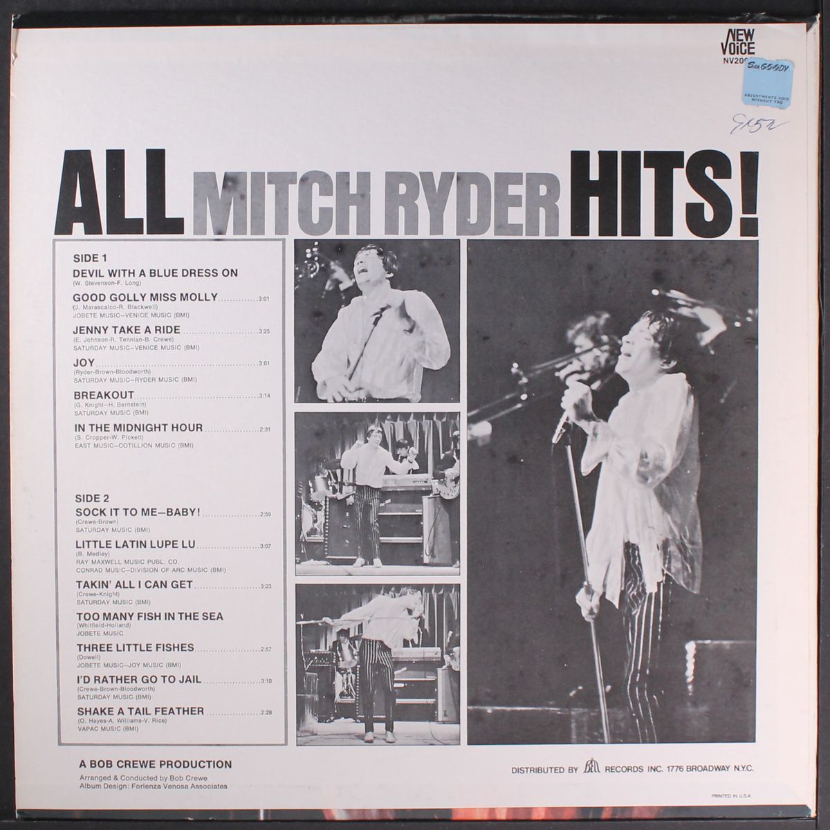 all mitch ryder hits! by MITCH RYDER
