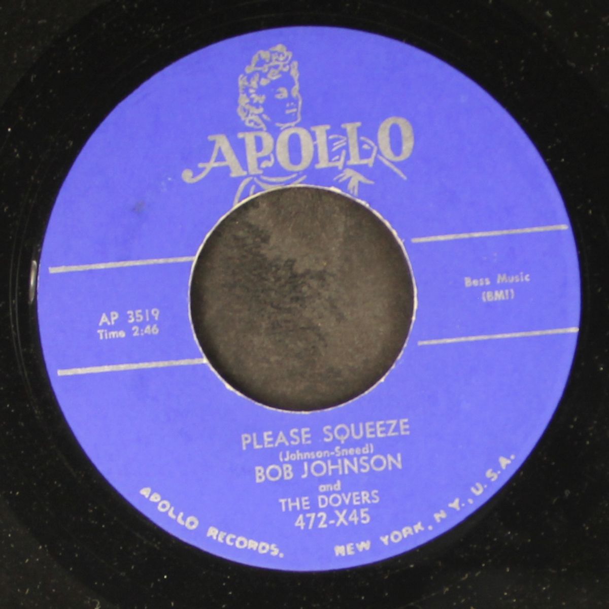 my angel / please squeeze by MIRIAM GRATE & DOVERS / BOB JOHNSON & DOVERS