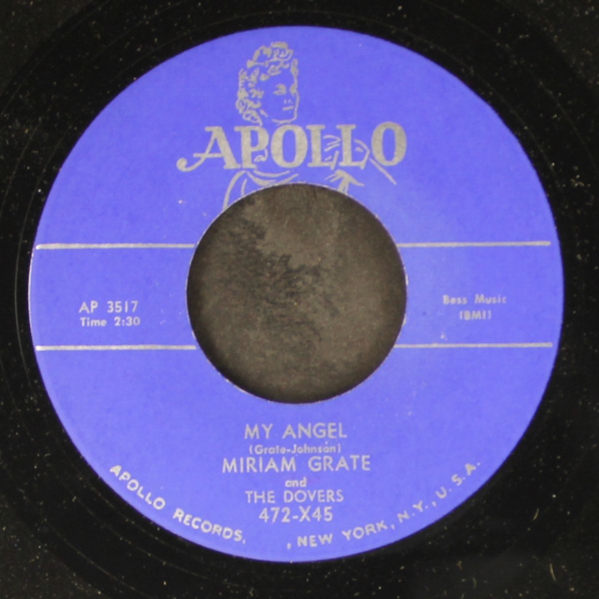 my angel / please squeeze by MIRIAM GRATE & DOVERS / BOB JOHNSON & DOVERS