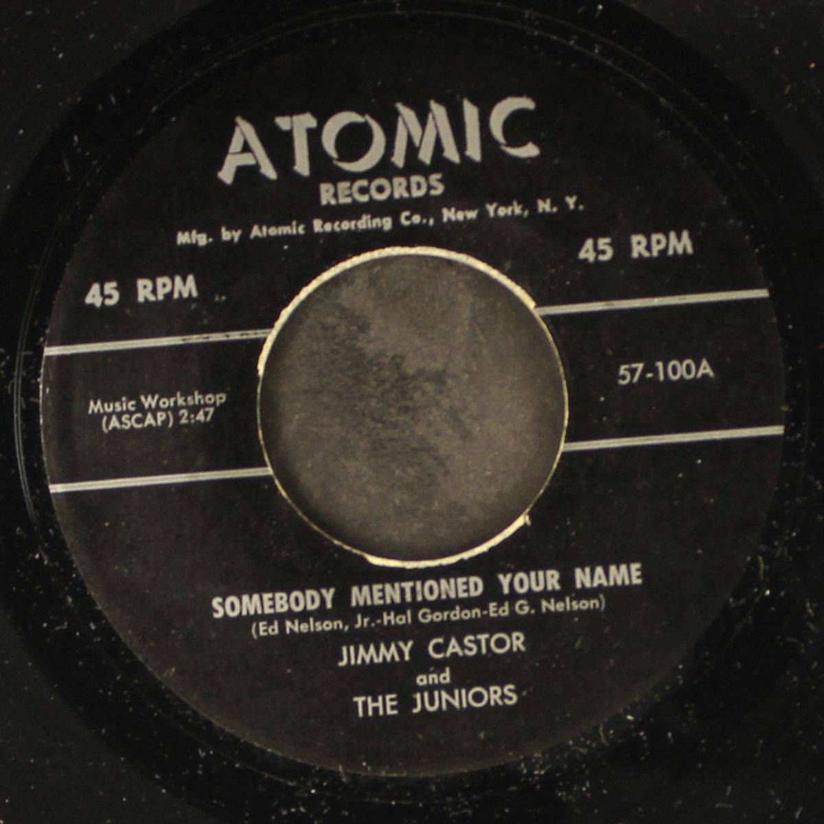 somebody mentioned your name / this girl of mine by JIMMY CASTOR & JUNIORS
