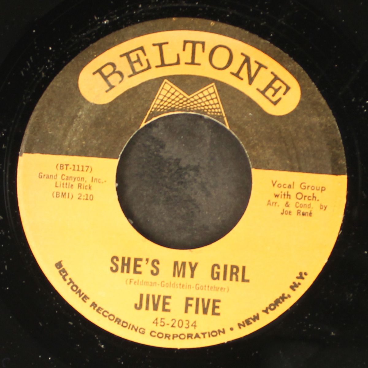 rain / she's my girl by JIVE FIVE