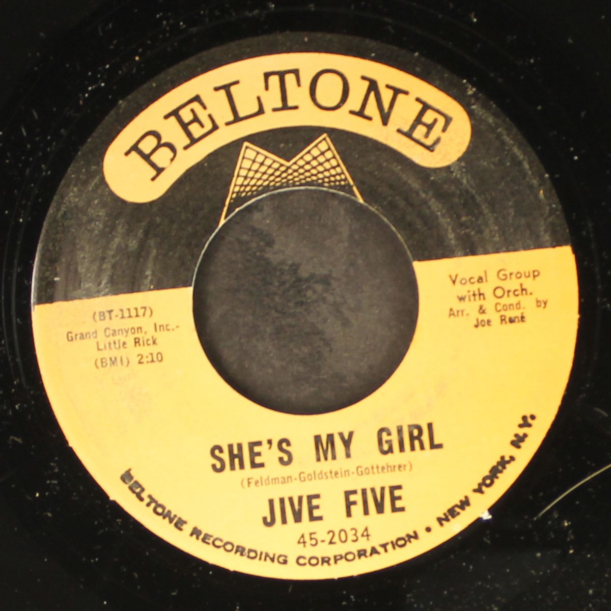 rain / she's my girl by JIVE FIVE