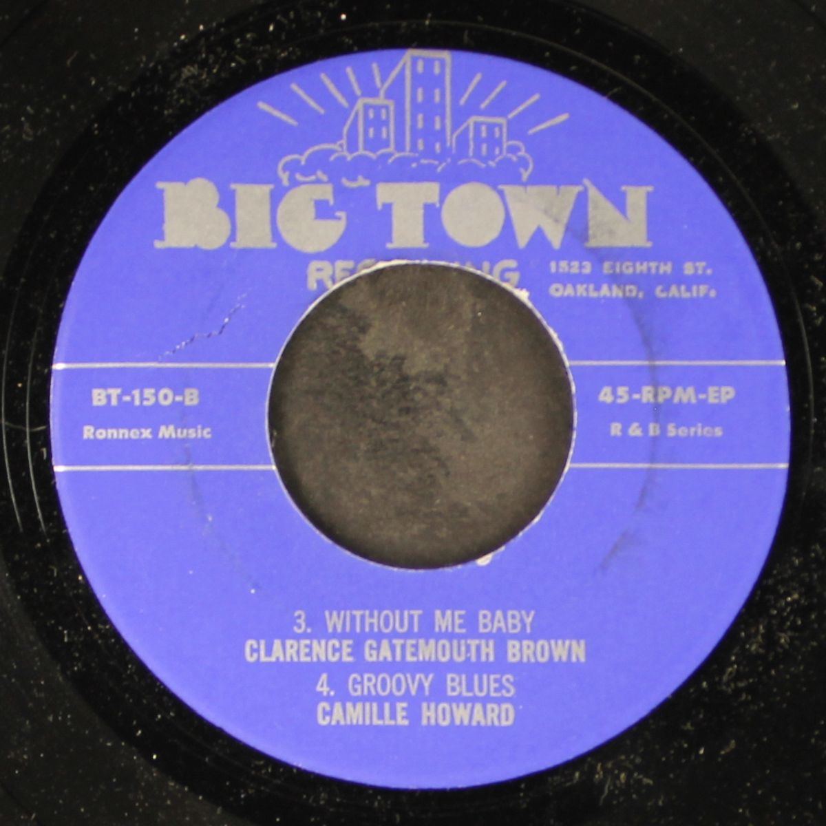 without me baby + 3 by CLARENCE GATEMOUTH BROWN, CAMILLE HOWARD, BILL JOHNSON, VAN WALLS