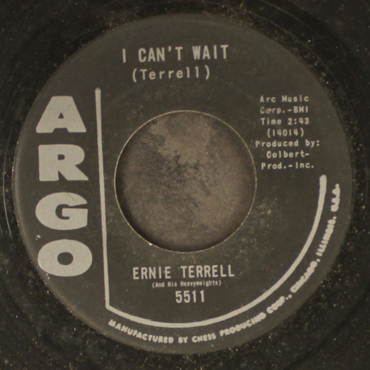 i can't wait / dear abbie by ERNIE TERRELL