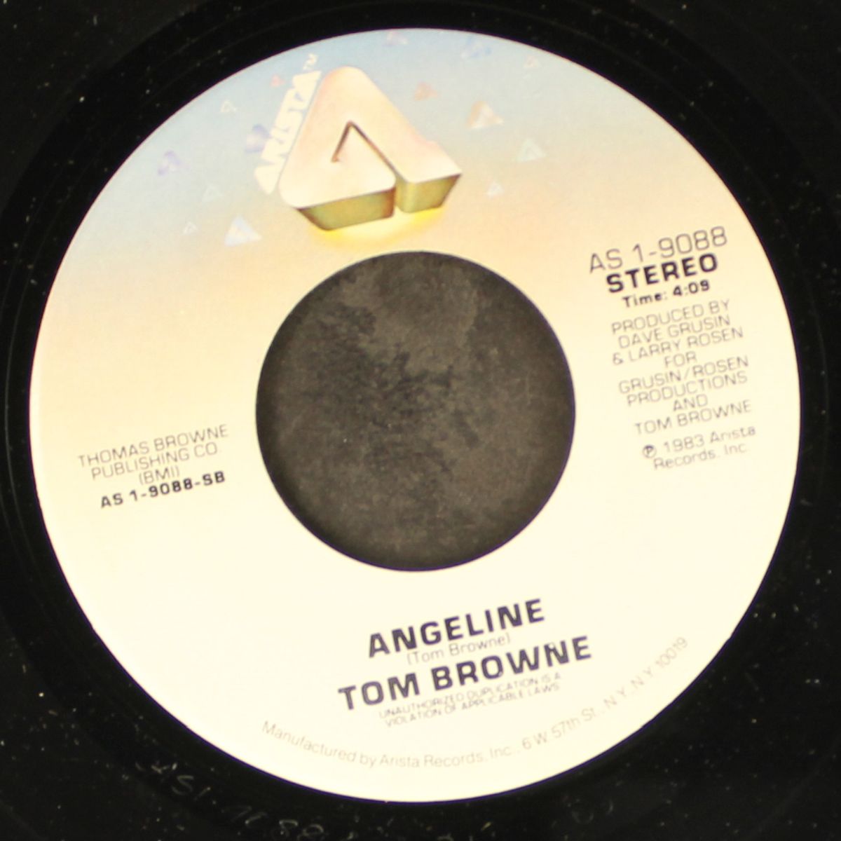 rockin' radio / angeline by TOM BROWNE