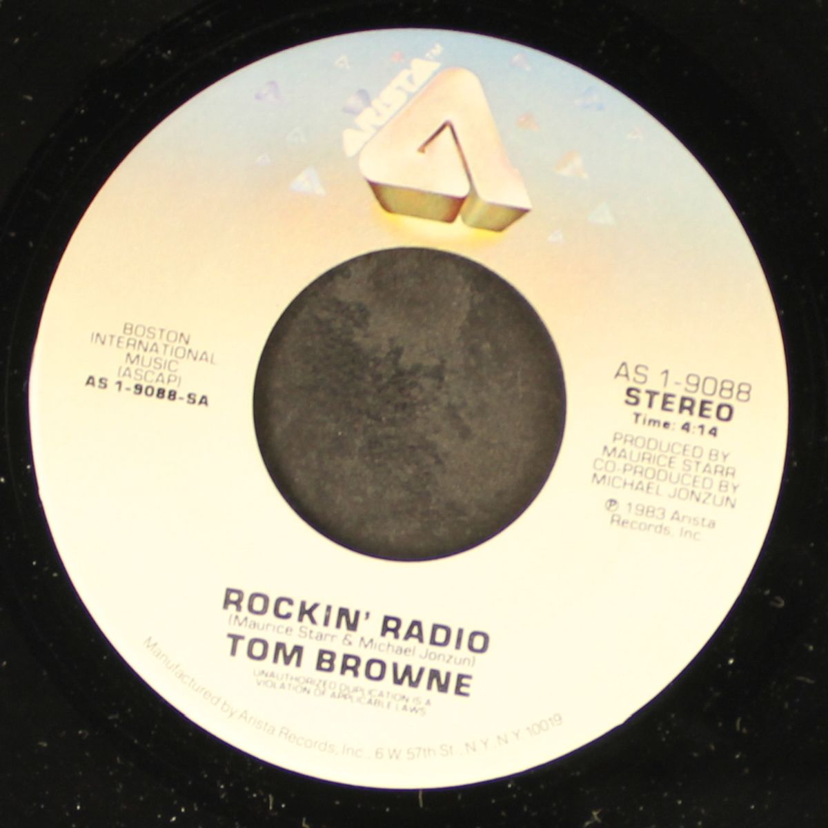 rockin' radio / angeline by TOM BROWNE
