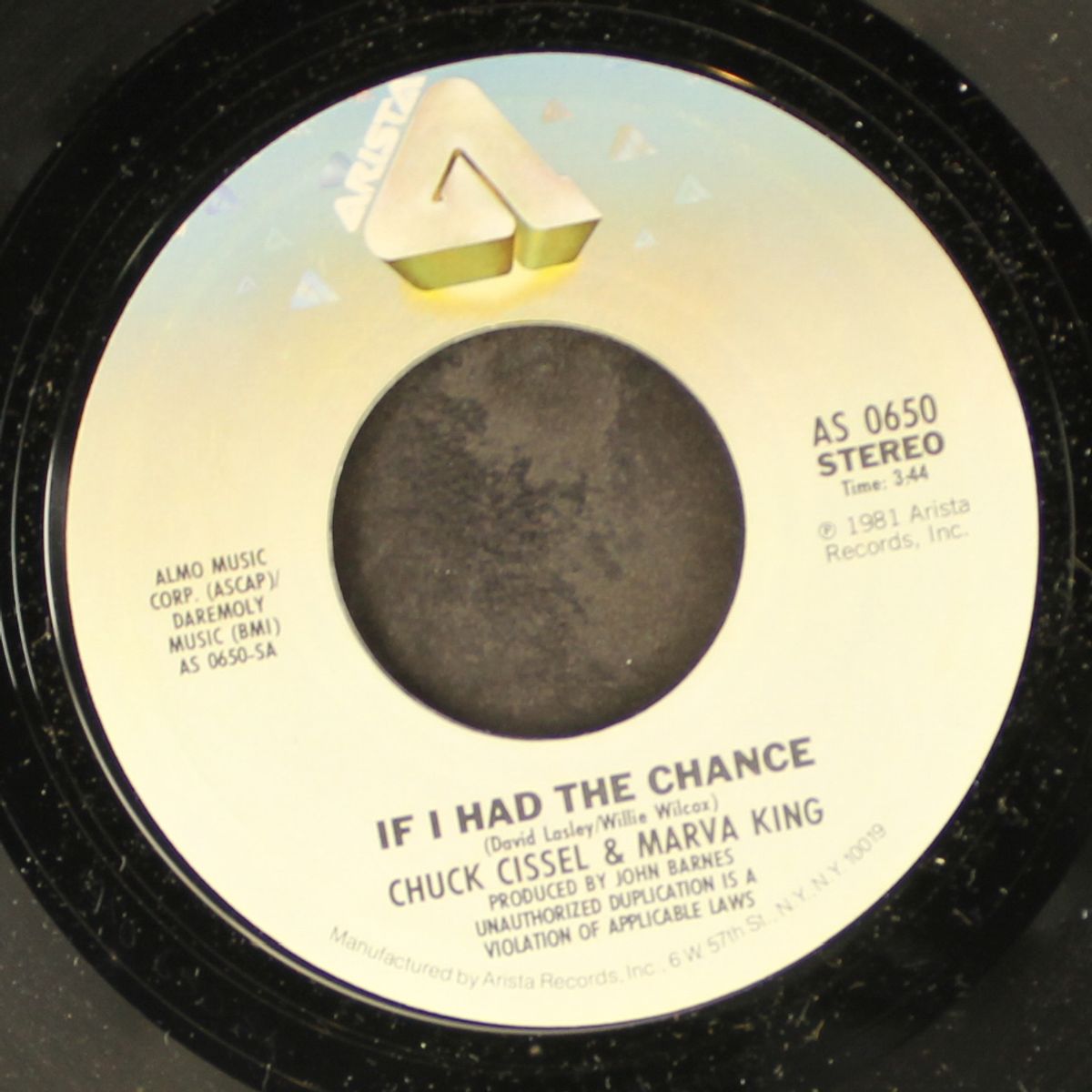 if i had the chance / possessed by CHUCK CISSEL & MARVA KING