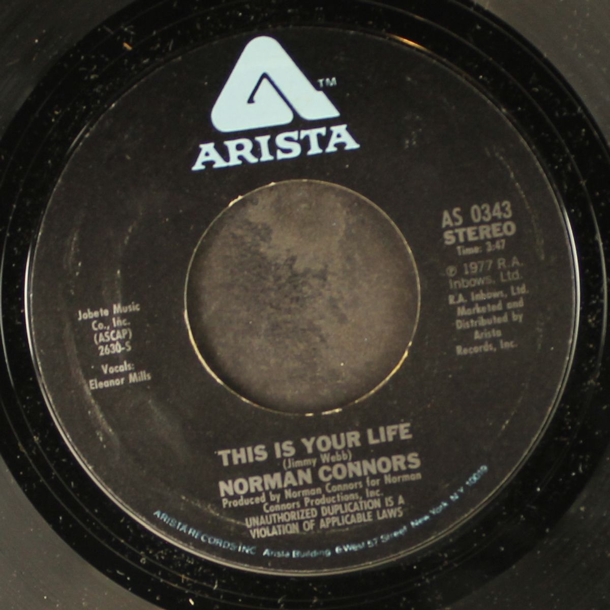 this is your life / captain connors by NORMAN CONNORS