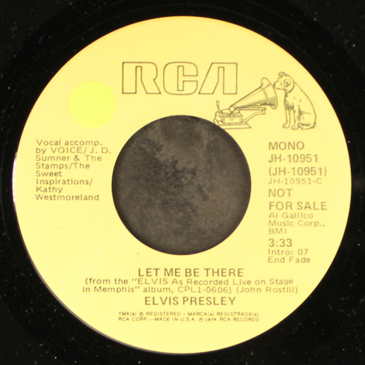 let me be there / mono by ELVIS PRESLEY