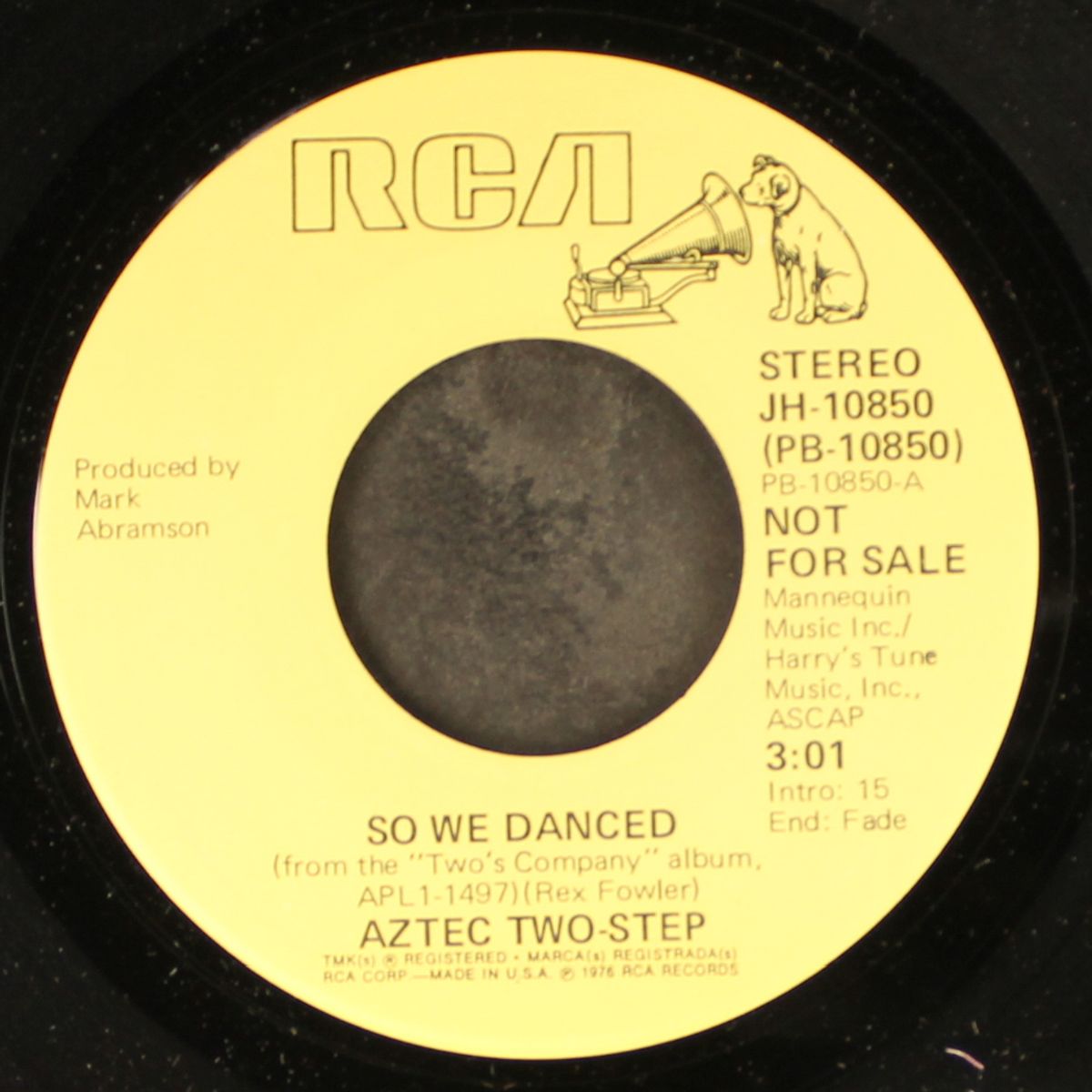 so we danced by AZTEC TWO-STEP