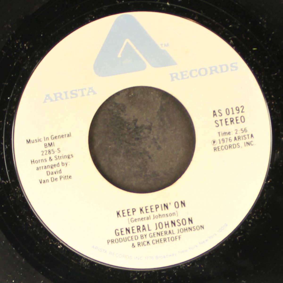 keep keepin' on / we the people by GENERAL JOHNSON