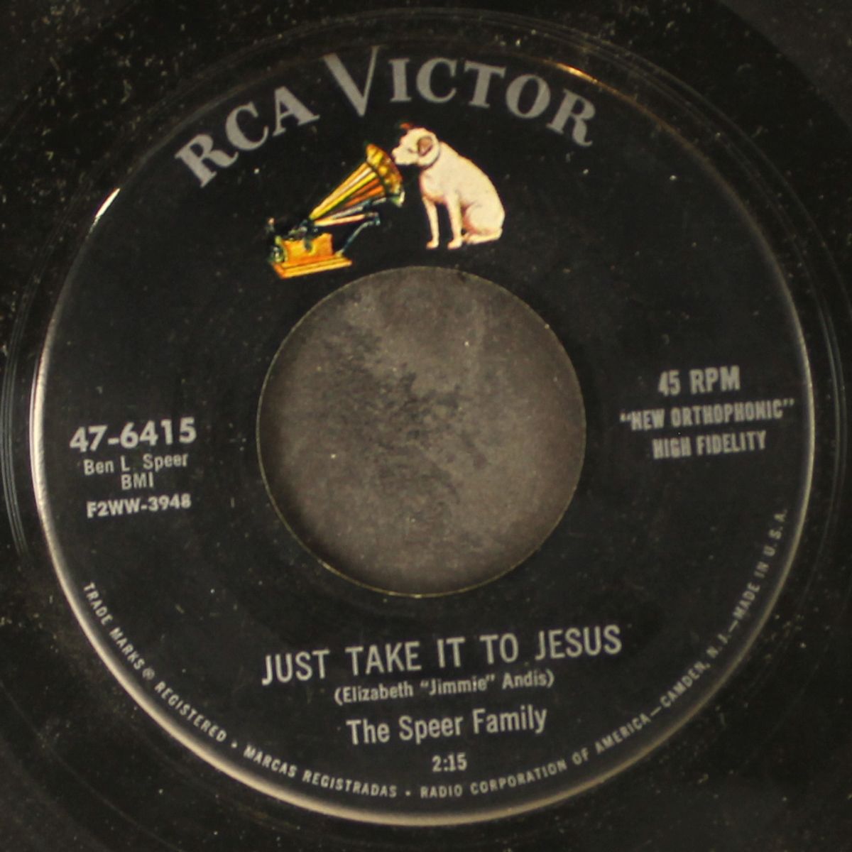 just take it to jesus by SPEER FAMILY