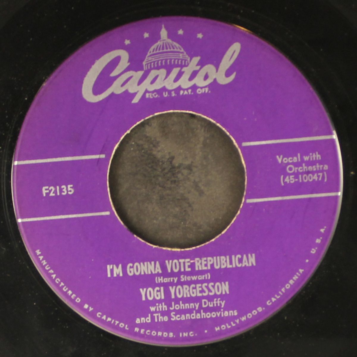 i'm gonna vote republican / i'm gonna vote for a democrat by YOGI YORGESSON
