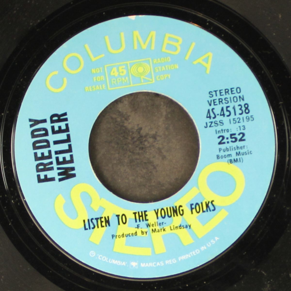 listen to the young folks by FREDDY WELLER