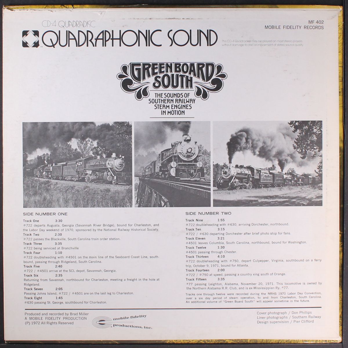 greenboard south: the sounds of southern railway steam engines in motion by NO ARTIST