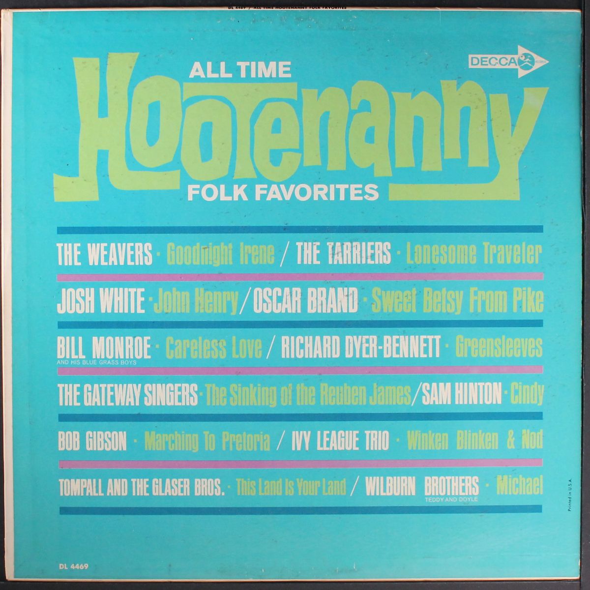 all time hootenanny folk favorites by VARIOUS