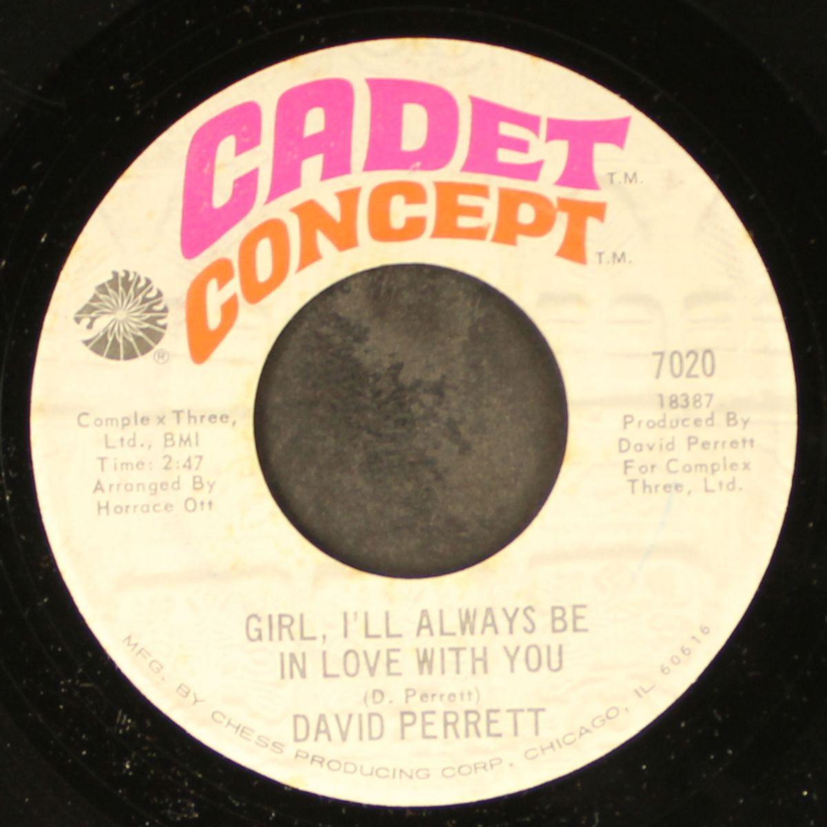 girl i'll always be in love with you / soul president by DAVID PERRETT