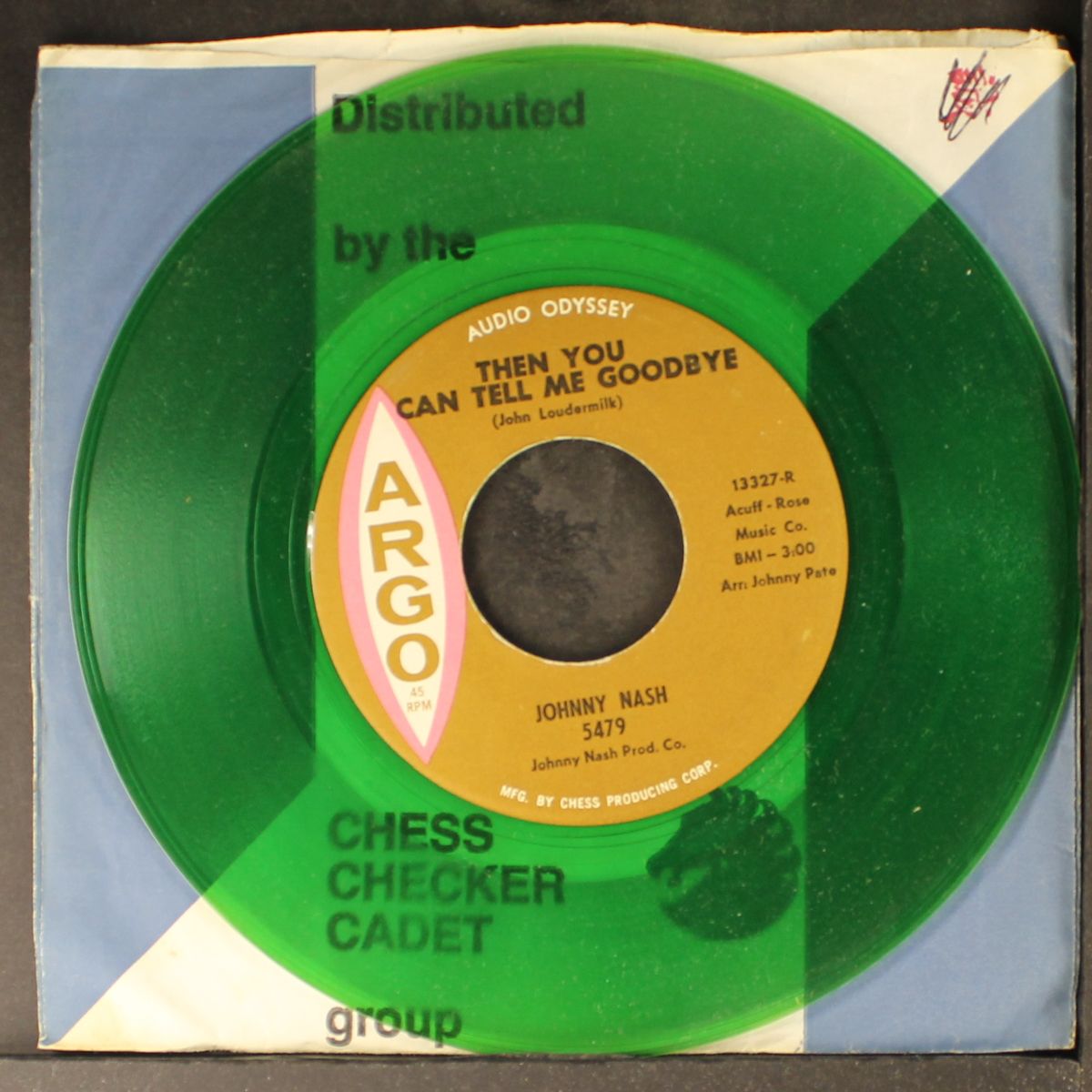 then you can tell me goodbye by JOHNNY NASH