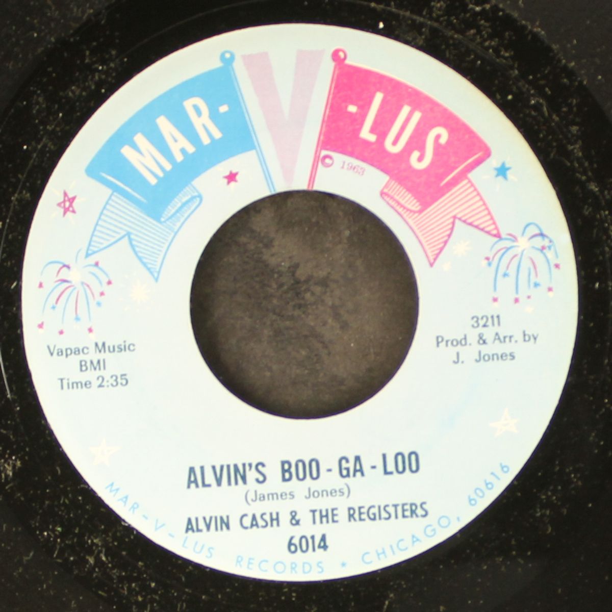 alvin's boo-ga-loo / let's do some good timing by ALVIN CASH & REGISTERS