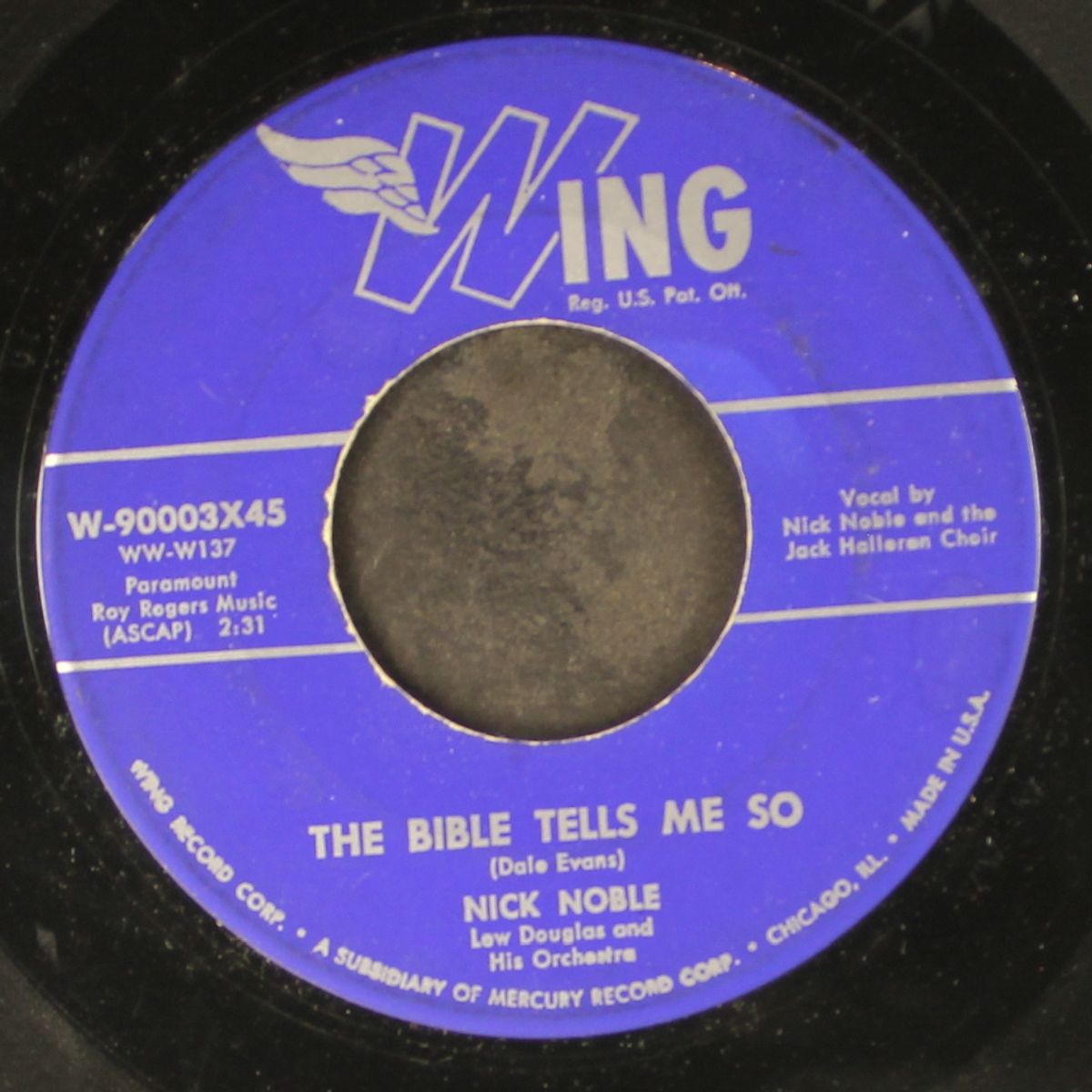 the bible tells me so by NICK NOBLE