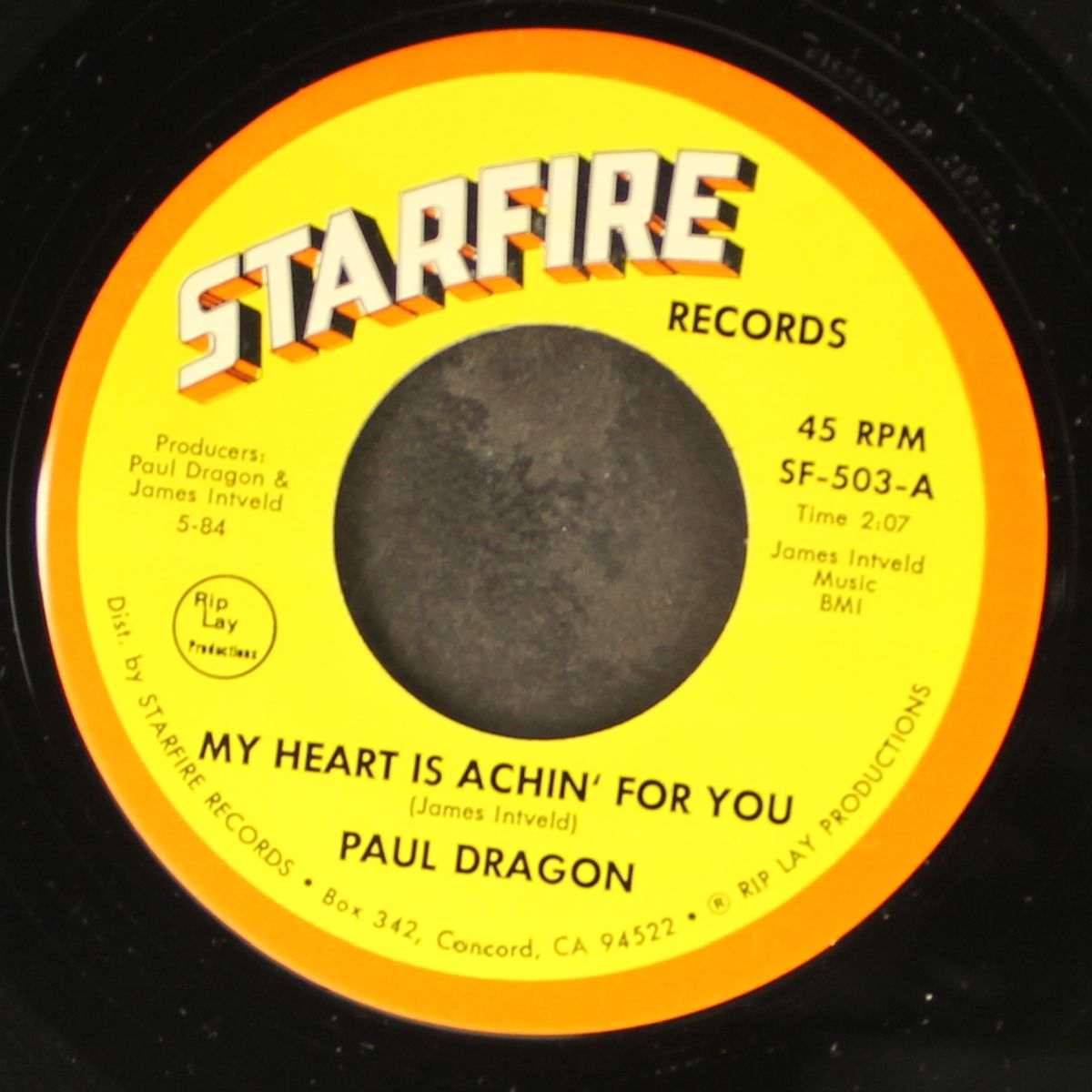 my heart is achin' for you / you're my baby by PAUL DRAGON