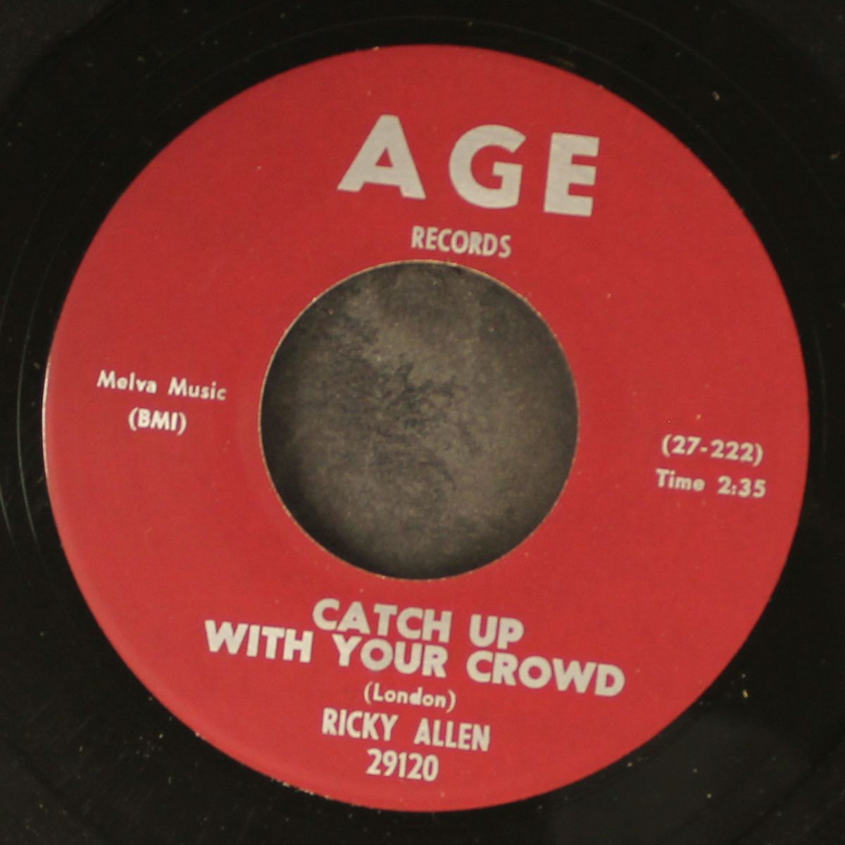 catch up with your crowd by RICKY ALLEN