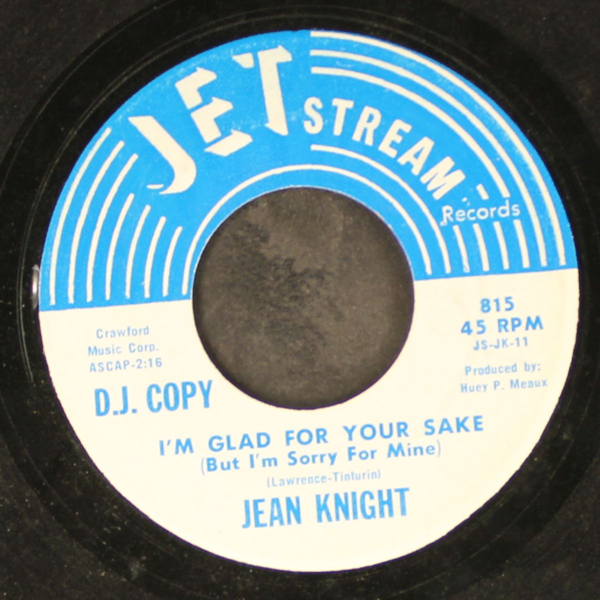 i'm glad for your sake / a tear by JEAN KNIGHT