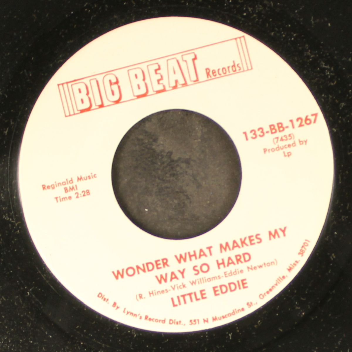 there'll be a day you'll be glad to have me around / wonder what makes my way so hard by LITTLE EDDIE