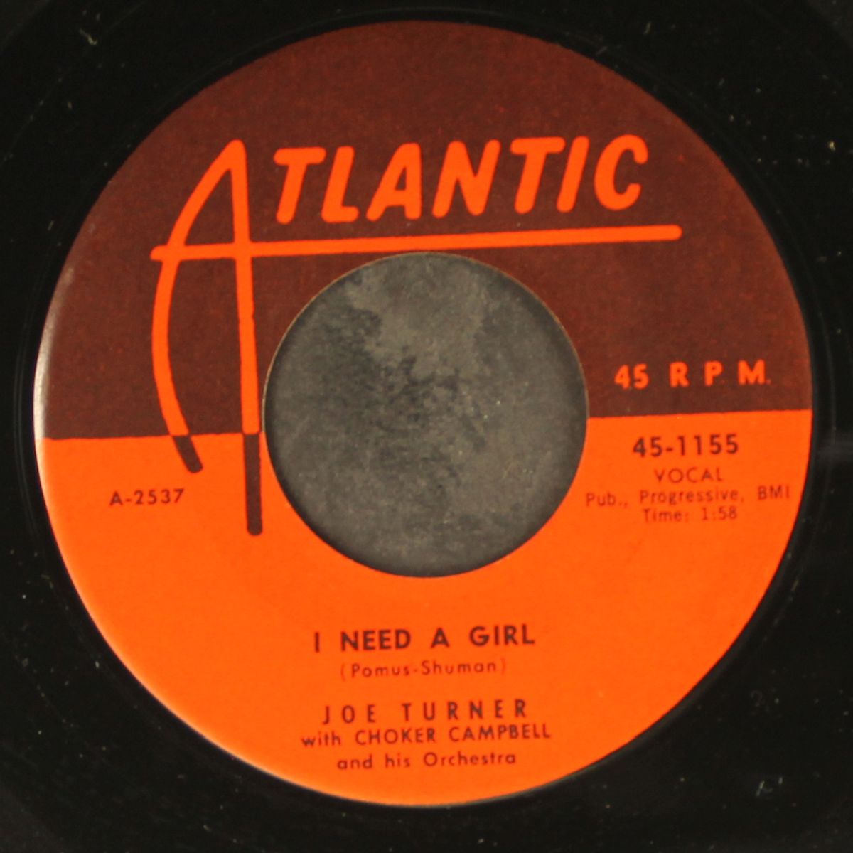 trouble in mind / i need a girl by JOE TURNER