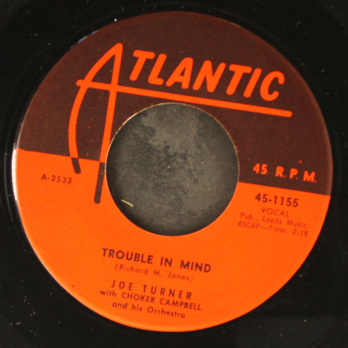 trouble in mind / i need a girl by JOE TURNER