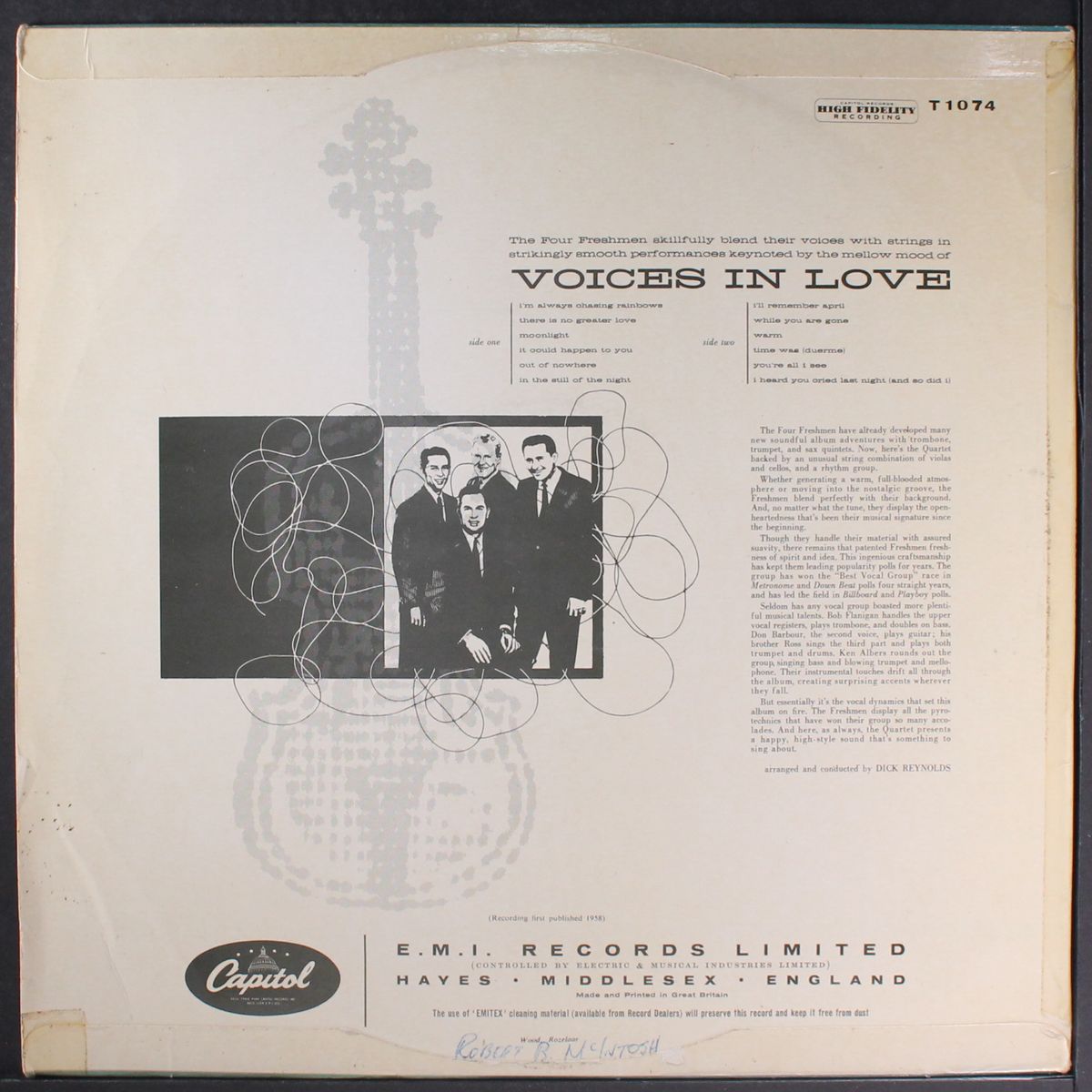 voices in love by FOUR FRESHMEN