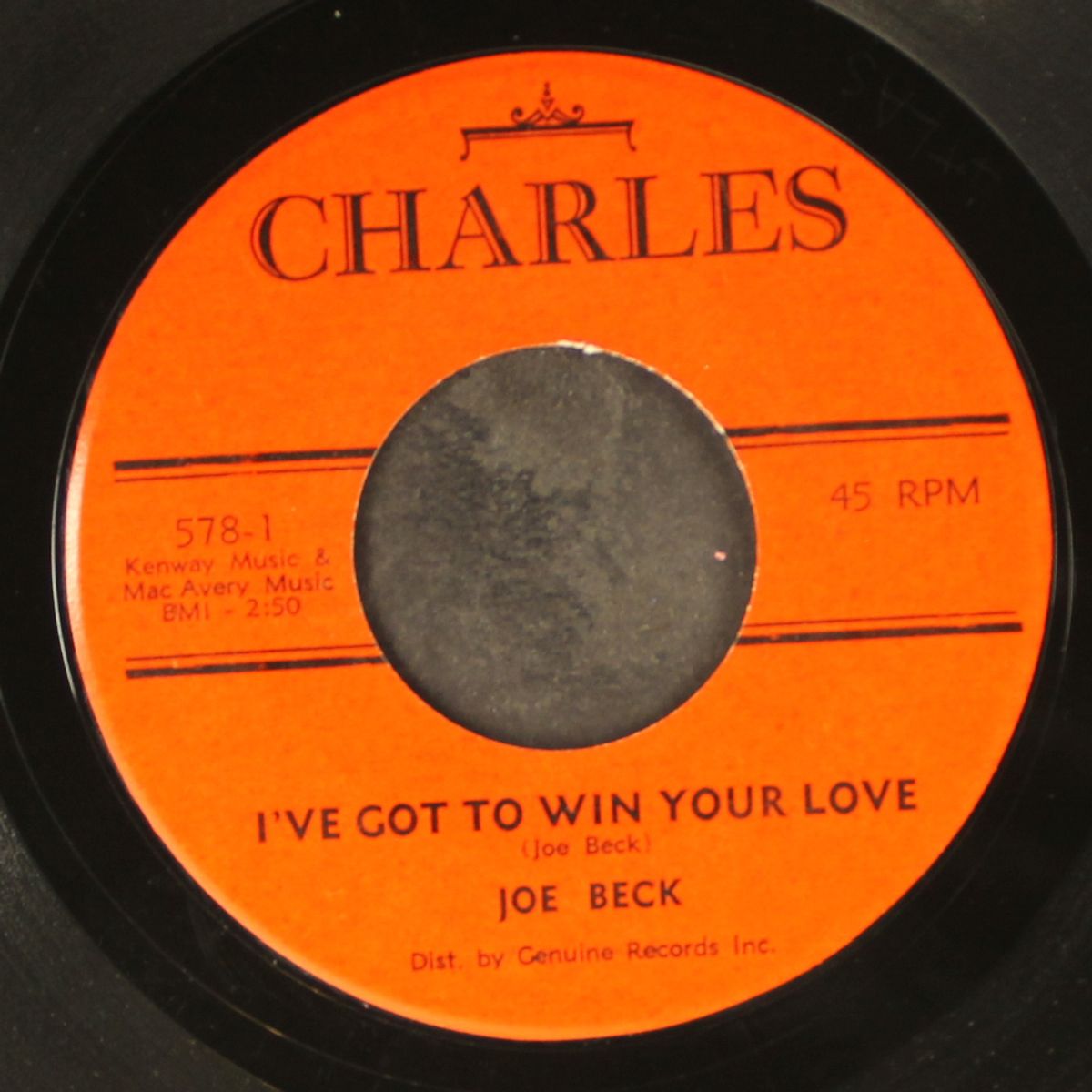 little girl take your time / i've got to win your love by JOE BECK