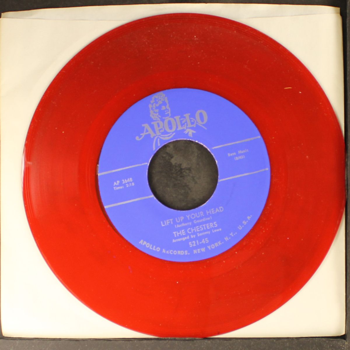 the fires burn no more / lift up your head by CHESTERS