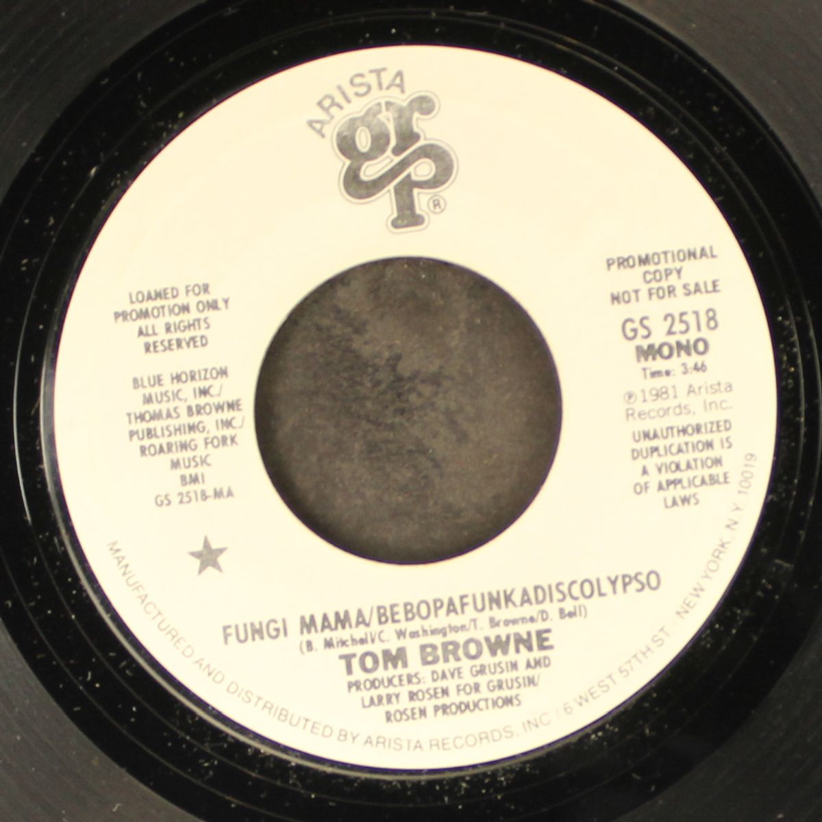fungi mama/bebopafunkadiscolypso / mono by TOM BROWNE