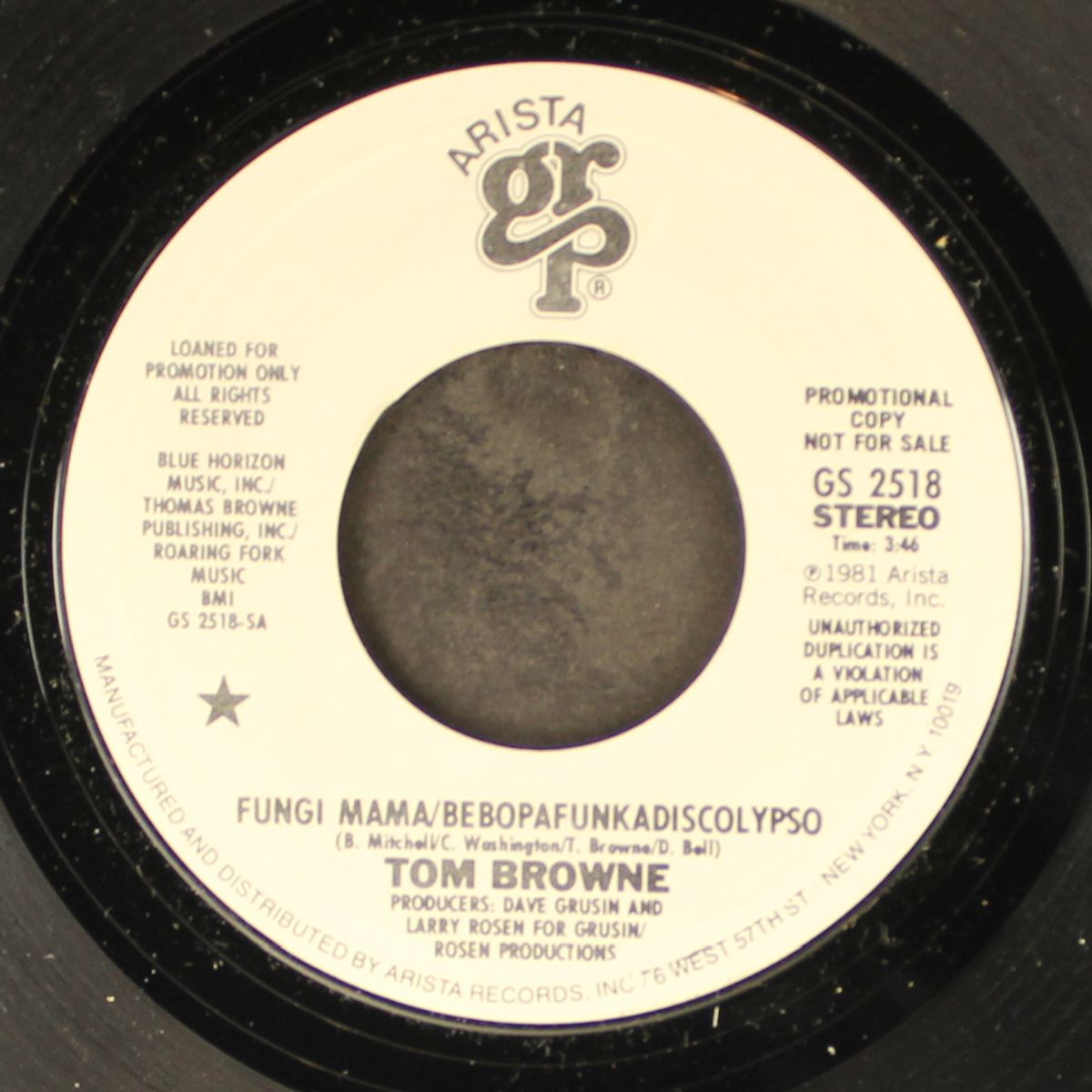 fungi mama/bebopafunkadiscolypso / mono by TOM BROWNE