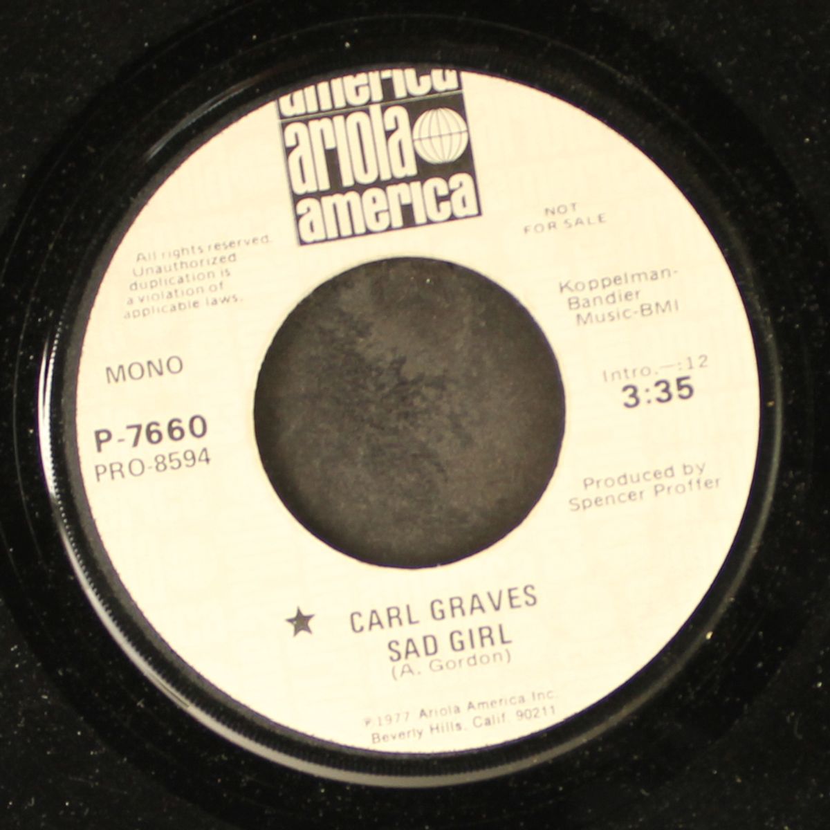 sad girl / mono by CARL GRAVES