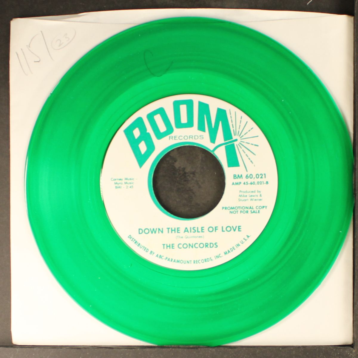 down the aisle of love / donna by CONCORDS / HANS, CRIS & ANDERSON