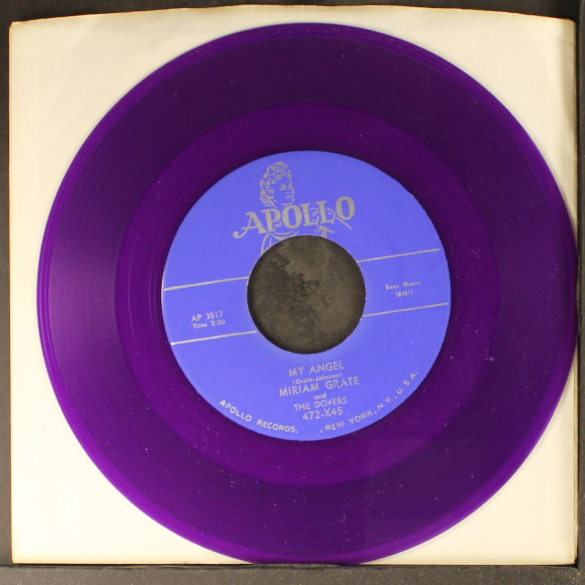my angel / please squeeze by MIRIAM GRATE & DOVERS / BOB JOHNSON & DOVERS