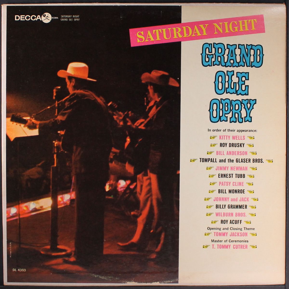 saturday night grand ole opry by VARIOUS