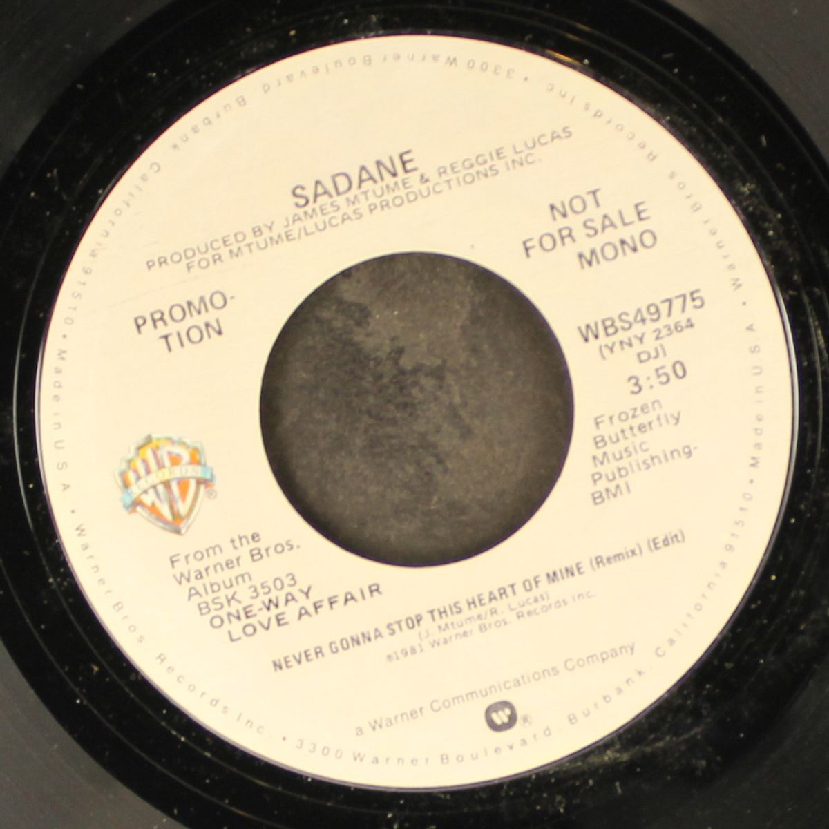 never gonna stop this heart of mine / mono by SADANE