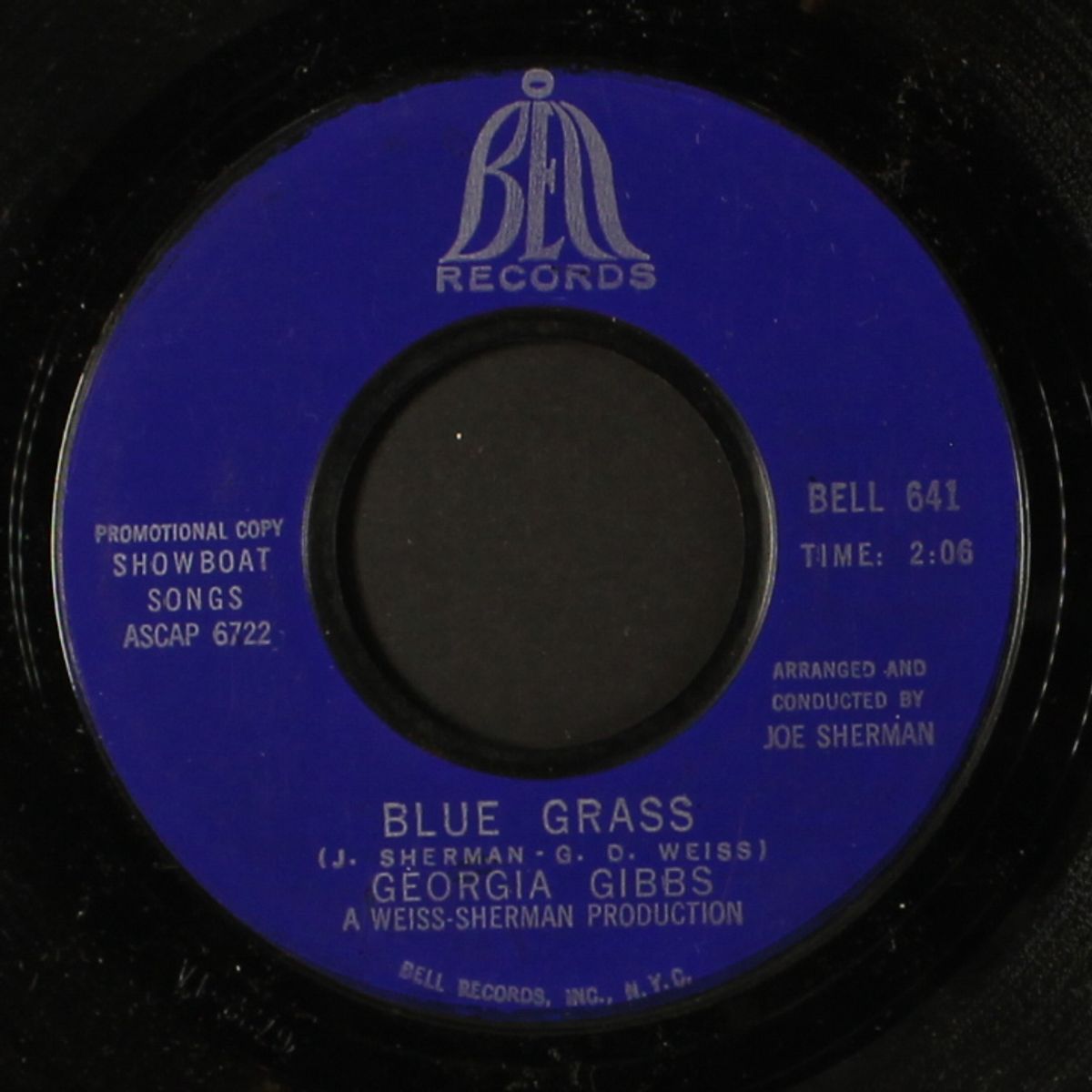 kiss of fire / blue grass by GEORGIA GIBBS