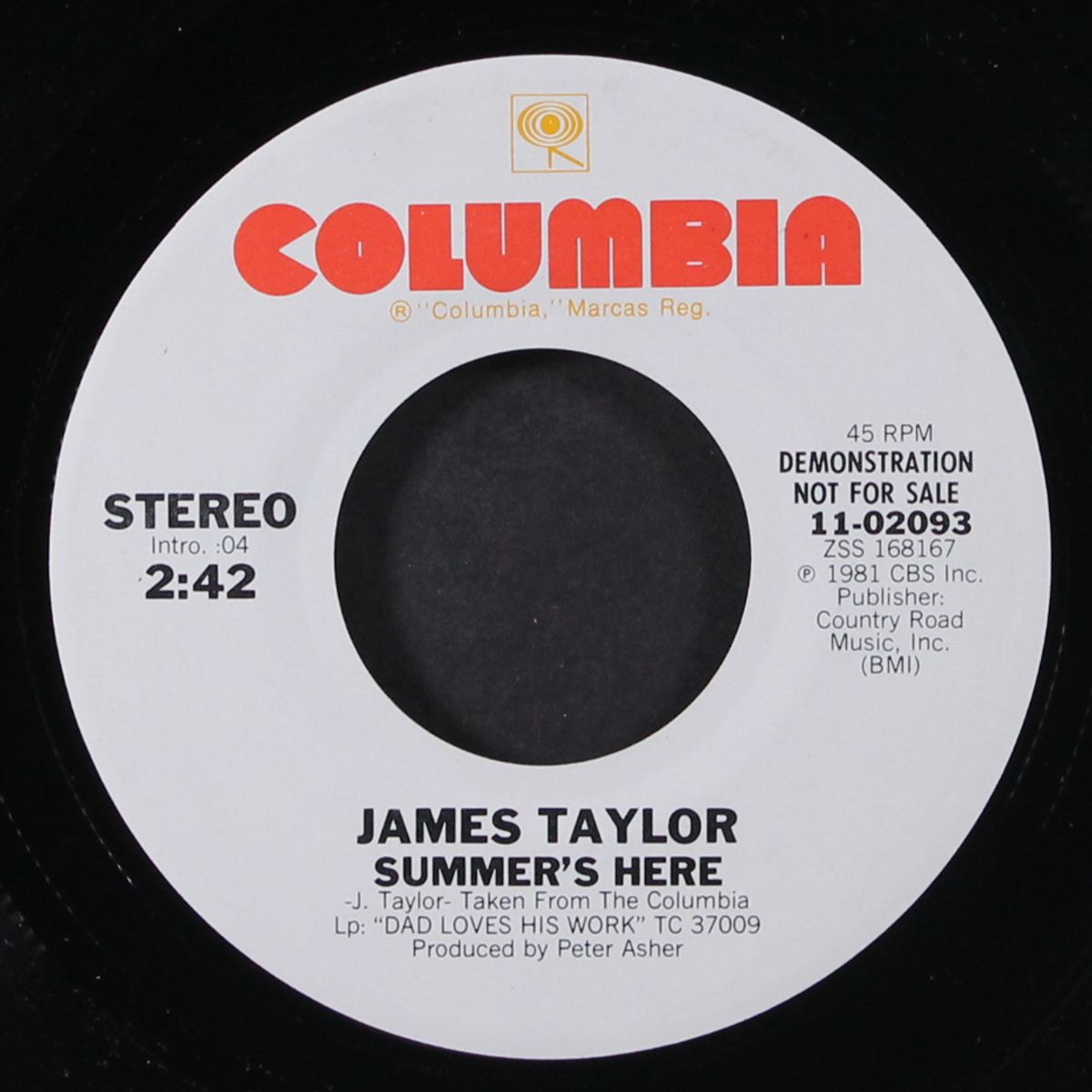 summer's here / same by JAMES TAYLOR