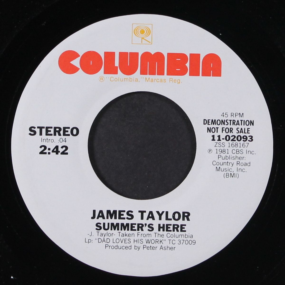 summer's here / same by JAMES TAYLOR