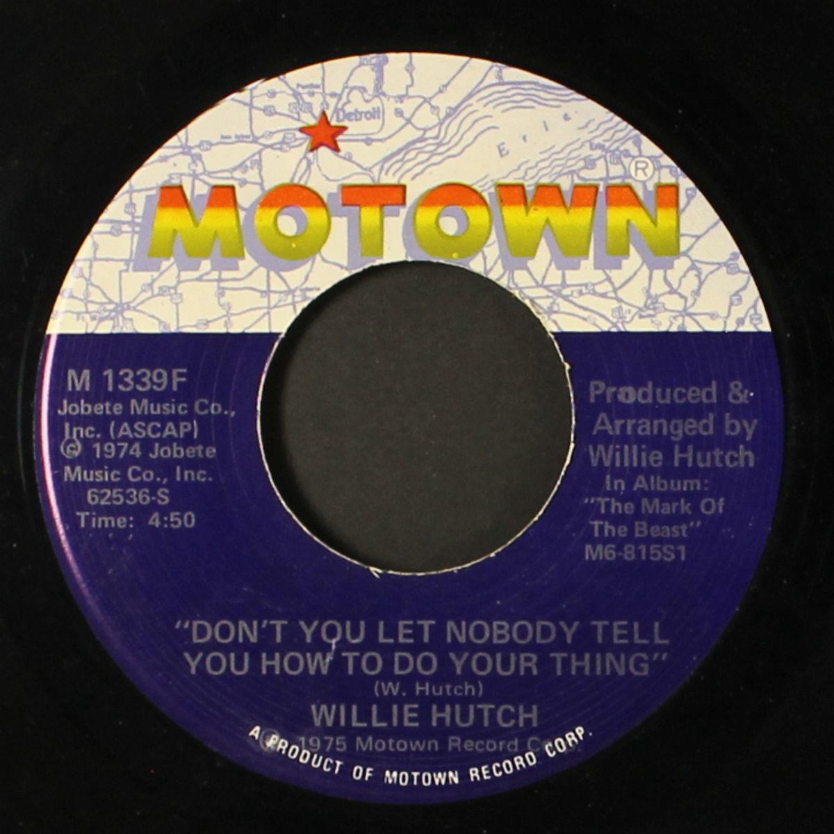 don't you let nobody tell you how to do your thing / get ready for the by WILLIE HUTCH