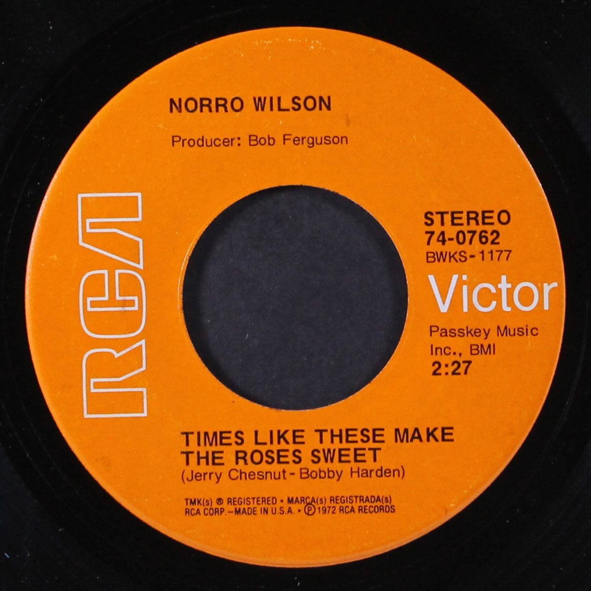 times like these make the roses sweet / little old lady by NORRO WILSON