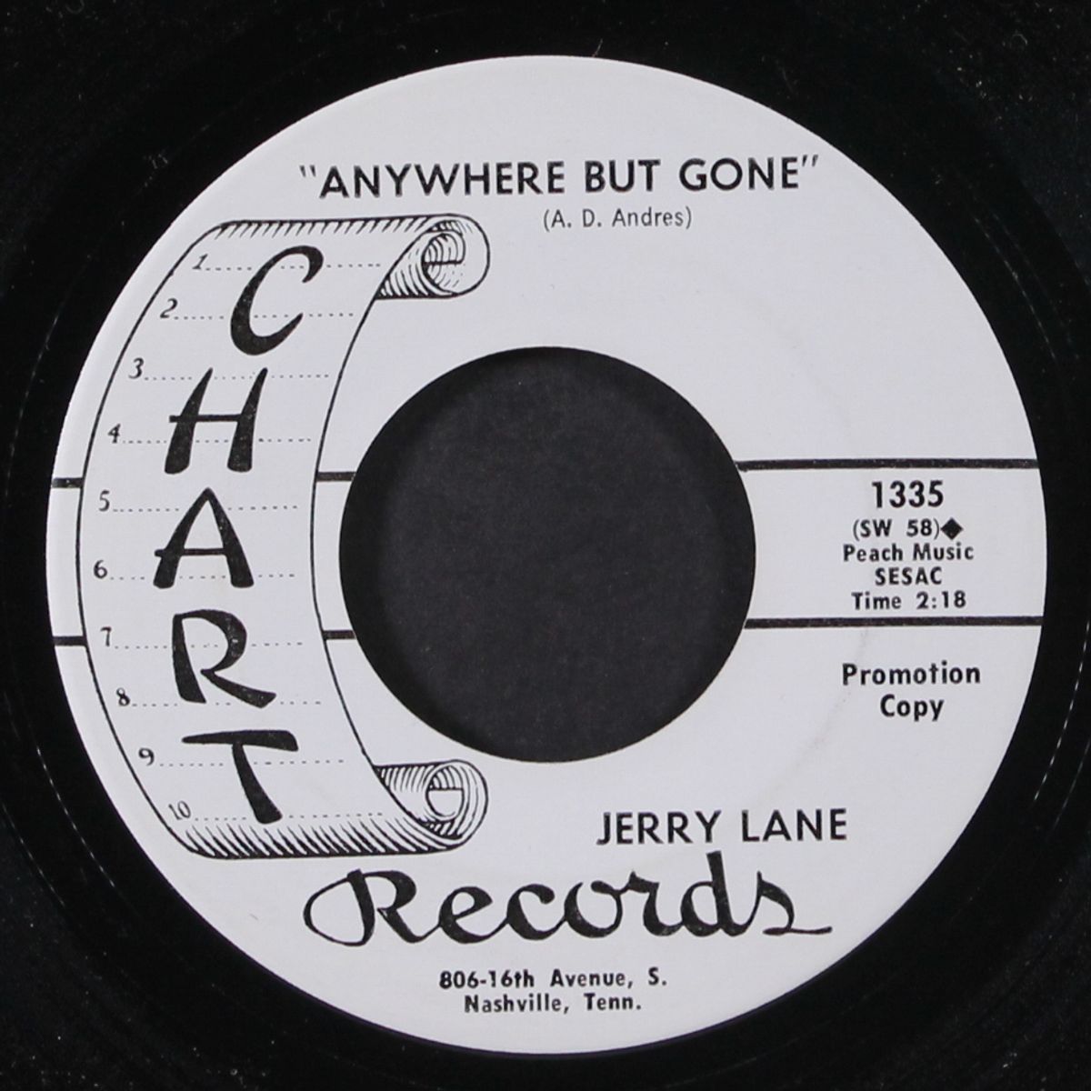 i'll miss you every chance i get / anywhere but gone by JERRY LANE