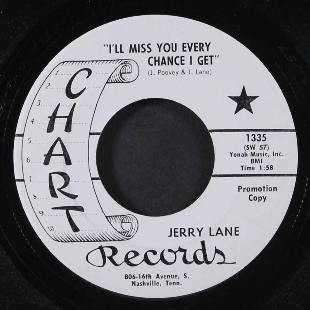 i'll miss you every chance i get / anywhere but gone by JERRY LANE