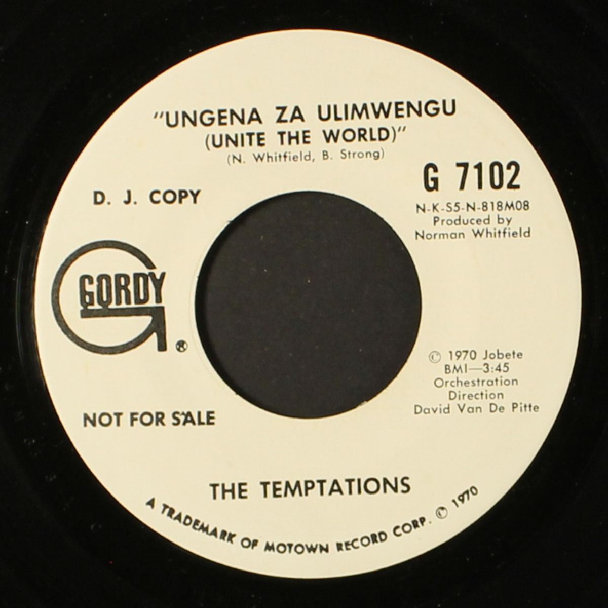 ungena za ulimwengu by TEMPTATIONS
