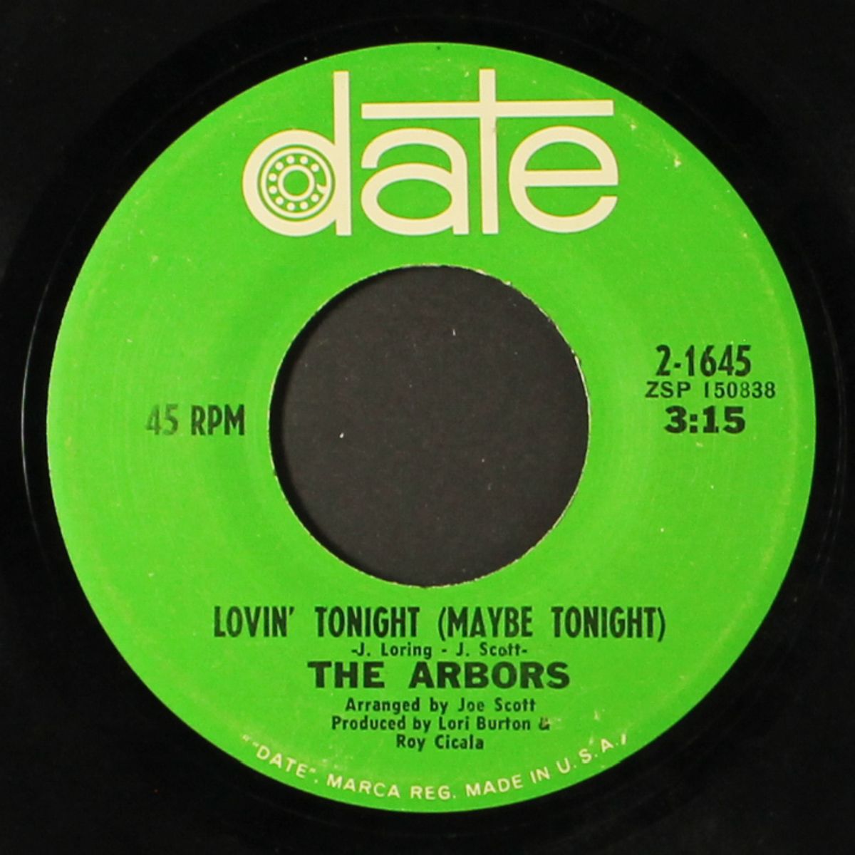 i can't quit her / lovin' tonight by ARBORS